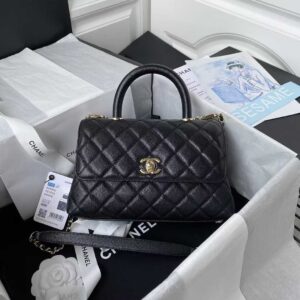 CHANEL 92990 cocohandle Mouth Flap Mini Handbag