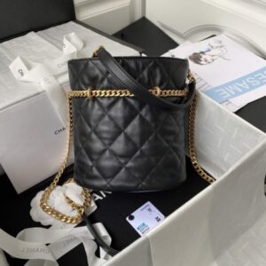 Chanel Bucket Bag Lambskin AS3116 Black