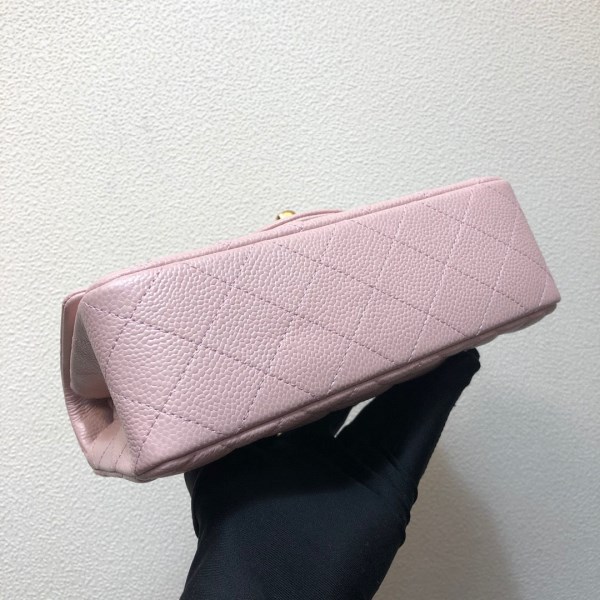 Chanel A69900 Mini Flap Bag Grained Calfskin Pink Gold - Image 4