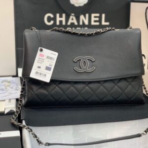 Chanel AS8095 Chanel Flap bag Calfskin Black