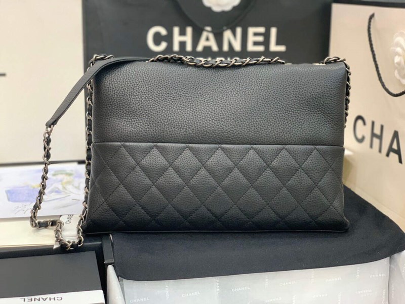 Chanel AS8095 Chanel Flap bag Calfskin Black - Image 3
