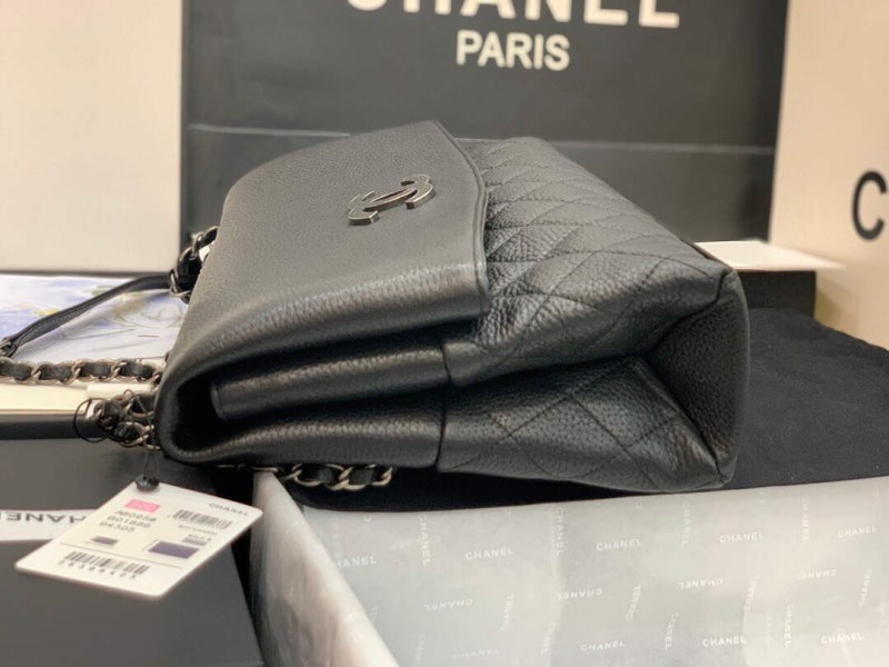 Chanel AS8095 Chanel Flap bag Calfskin Black - Image 4