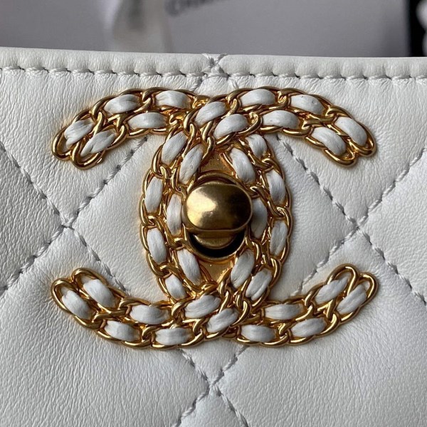 Chanel AS2977 Small Box Bag Shoulder bag White - Image 2