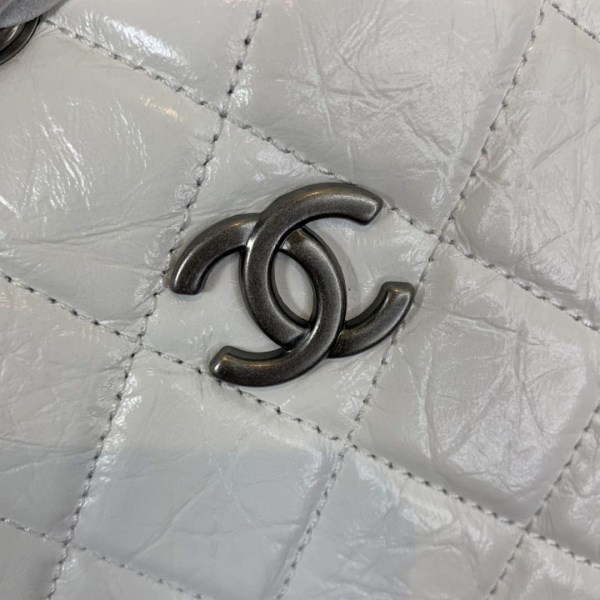 Chanel A94485 Gabrielle Backpack White - Image 5