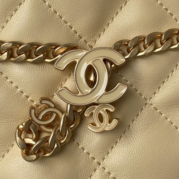Chanel Bucket Bag Lambskin AS3116 Yellow - Image 2