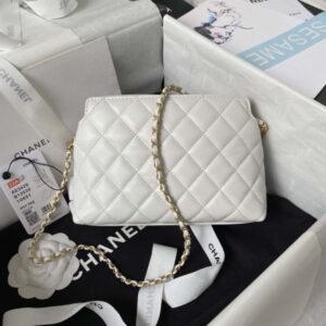 Chanel AS3429 Lambskin Bag White