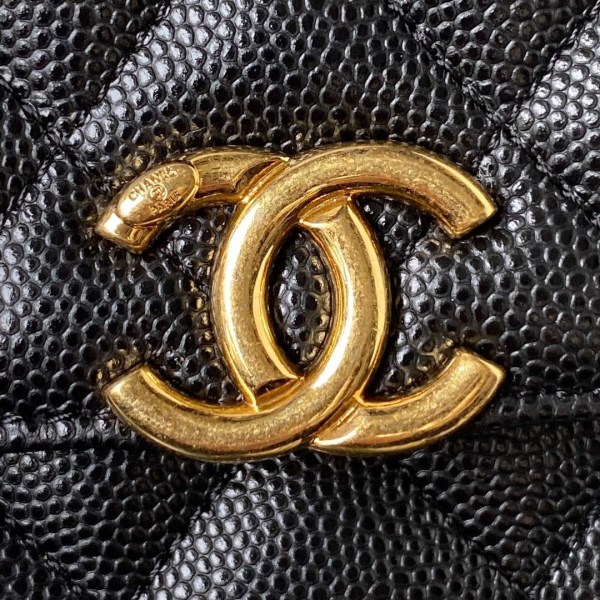 Chanel AP3021 Mini Flap Bag WOC Calfskin Phone bag Black - Image 2