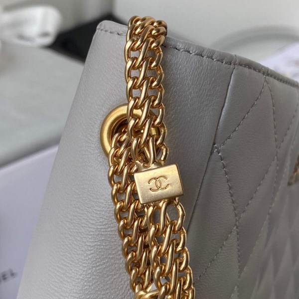 Chanel AS2977 Small Box Bag Shoulder bag Gray - Image 4