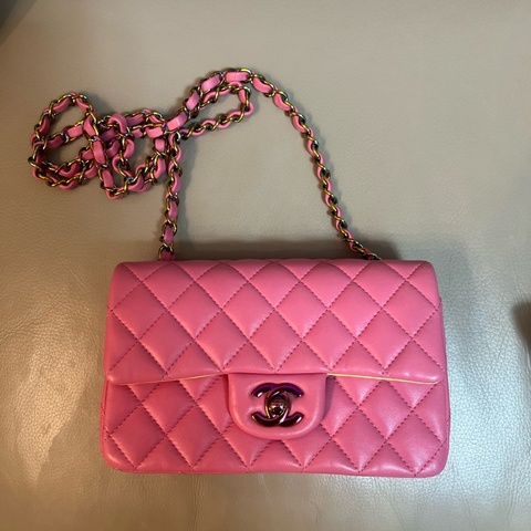 Vintage Luxury Redefined: Chanel’s Large Colorful Print Flap Bag with Gold Details