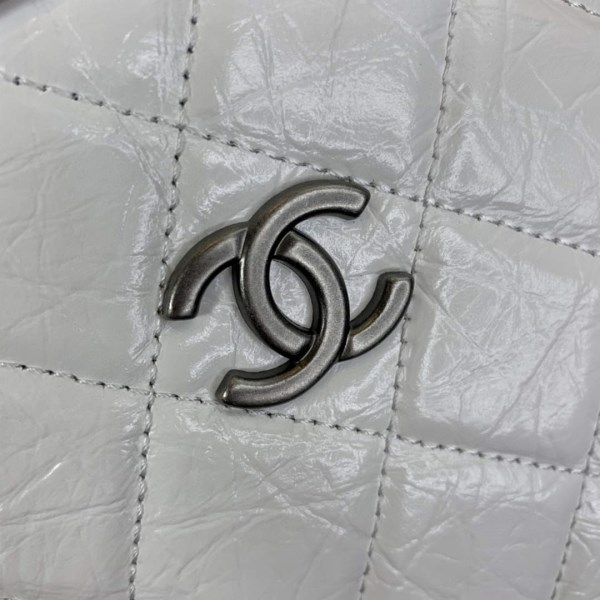 Chanel A94485 Gabrielle Backpack White and Black - Image 5