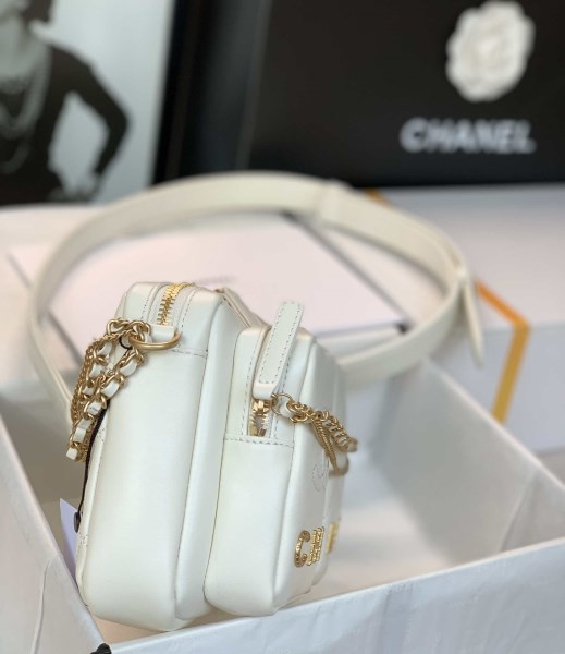 Chanel Camera Case AS2923 Bag White - Image 4