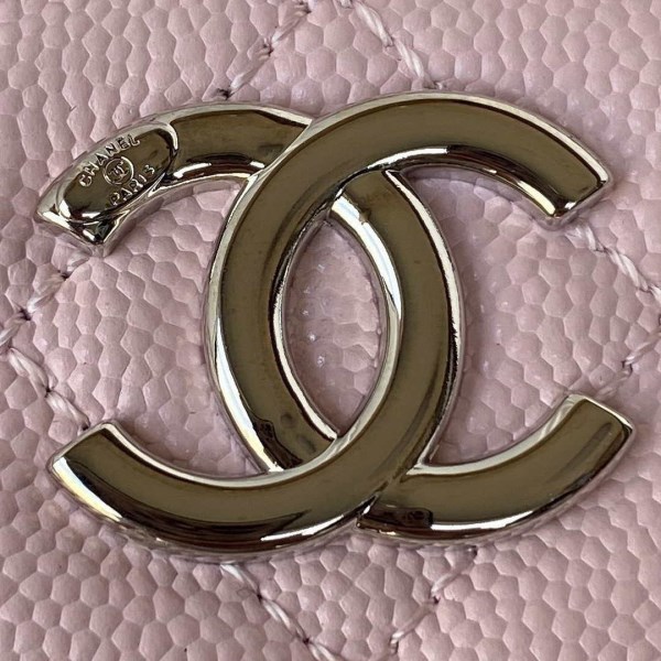 Chanel AP2718 Small Vanity With Chain Calfskin Pink - Image 2