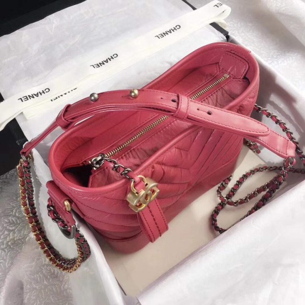 Chanel AS0865 Chanel’s Gabrielle Small Hobo Bag V gird Pulm Smooth Calfskin - Image 2