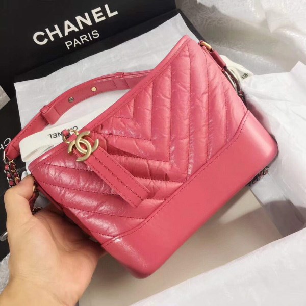 Chanel AS0865 Chanel’s Gabrielle Small Hobo Bag V gird Pulm Smooth Calfskin - Image 3